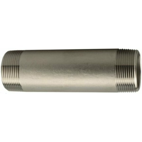 Boshart NIPPLE 1/2 IN X 6 IN 304 SS U2-SSN-0560